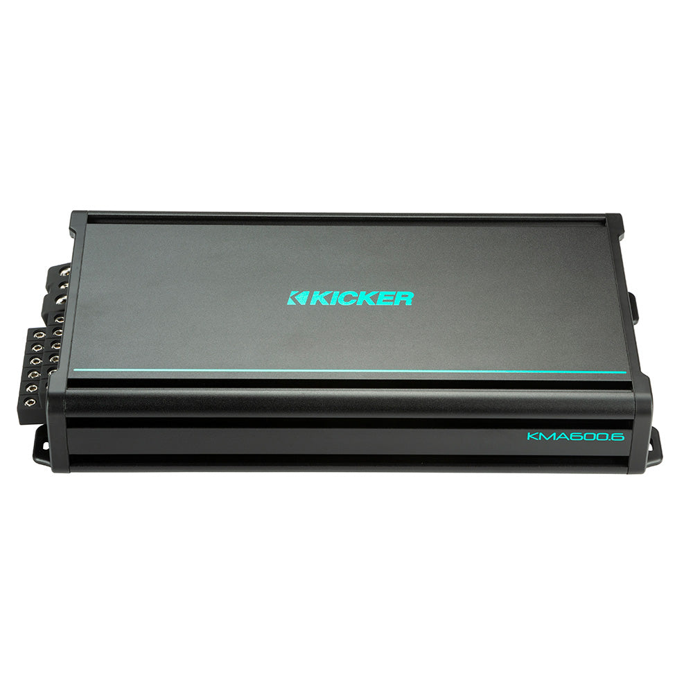 KICKER KMA6006 6 x 100W 6Channel WeatherResistant FullRange Amplifier 48KMA6006